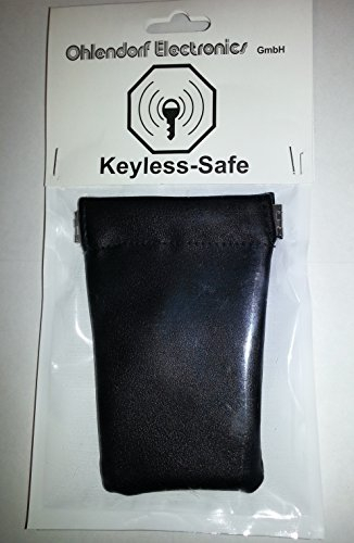 Ohlendorf Electronics GmbH Funk (RFID/NFC) / Keyless Autoschlüsseletui (Blocking Hülle). Keyless – Safe für Autoschlüssel mit dem Keyless – Go System zum Schutz gegen Autodiebstahl.