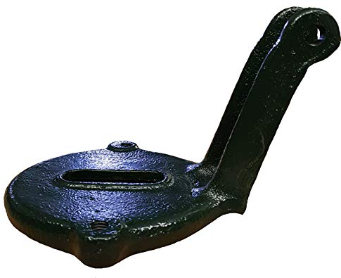 Brunnenandi Schwengelhalterung für Schwengelpumpe 'schlicht' Typ 75 - Grauguss, Schwarz, Pumpenersatzteil, Wasserpumpe, Pumpenteil