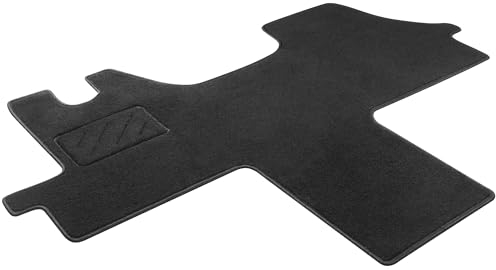 Walser Comfort Auto Teppiche für VW T5 04/2003-08/2015, VW T6 04/2015-08/2024, 3 Sitzer, 100% passgenaue Auto Fußmatten Made in Europe, Fußmatte Auto, Autoteppich Auto, Fussmatten Auto