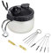 Ausuc Airbrush Reinigungspistole 4-teiliges Reinigungsset mit Airbrush Reinigungsset, Reinigungsbürste, Reinigung der Nadeln, Reinigung der Nadeln, Reinigungspaddel