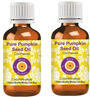 Deve Herbes puro olio di semi di zucca (Cucurbita pepo) 100% naturale qualità terapeutica pressato a freddo