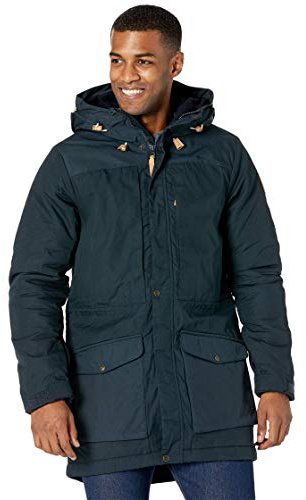 Fjällräven Herren Singi Wool Padded Parka, Dark Navy, XS
