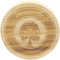 amapodo Bambus Deckel Ø85mm für Tassen und Teekannen - Unterseite aus Edelstahl ist perfekt als Ablage für ein Teesieb geeignet - plastikfrei