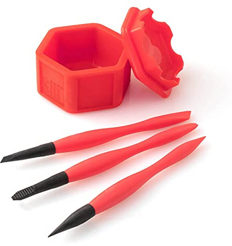 Evenlyao Glue Pot And Brush Crafting Brush Cement Keeper Anti-Evaporation, Made Environmentally Friendly Silicone Non-irritating And Non-toxic Sealed Design, For Hold Glue And Paint