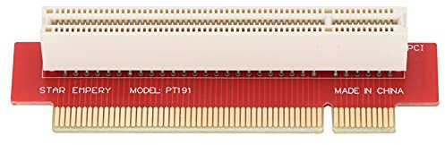 PUSOKEI PCIe Riserkarte, 90 Grad 32 Bit PCI Express Adapter, Tragbare Adapter Riserkarte, Gedruckte Leiterplatte, Horizontale PCI Übertragung, für 1U 2U Servergehäuse, Kleiner Computer