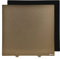 BCZAMD Ender 5 Plus 3D-Druckplattform Doppelseitiges Pulverbeschichtetes ?mit Starker Maagneetbasis 3D-Druck Build Surface 377x370 mm/14,8x14,5 Zoll 3D-Druckerplattform-Gold