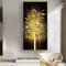 XIANGPEIFBH Wandkunst Gemälde Goldener Baum des Lebens Leinwand Poster Drucken Modernes Abstraktes Blattgold Nordic Wohnzimmer Dekoration Bild 30x60cm (12''x24'') Innenrahmen