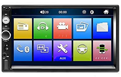 Radio Bluetooth Mirror Link Automatica Ricevitore Stereo per Autoradio Universale 2 DIN Lettore Multimediale per Lettore Video MP5 da 7 Pollici Autoradio (Colore : 7010B)