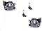 Johns, Nebel Scheinwerfer Nebel Lampe passend für BMW 5er E60 E61 03-10 Set L R mit HB4
