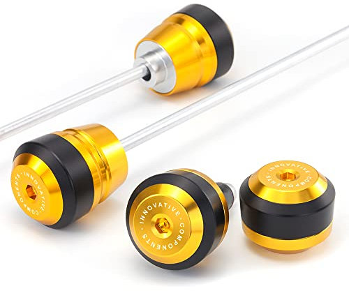 Modeer per Y.amaha Tmax 560 Tech Max 2020-2022 Tmax 530 SX DX 2017-2019 motociclo Ruota anteriore e posteriore, Forcella, Foderi dell'asse, Protezioni antiurto Accessori Colore: Oro
