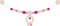 goki 65266 - Kinderwagenkette Eisbär mit Clips