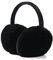 FSMILING Schwarz Ohrenschützer Damen Verstellbar Winter Ohrenwärmer Damen Ohrenschützer plüsch Earmuffs für Damen
