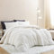 Nayoroom Bettwäsche Flanell 220x240 Winter Warme Biber Bettbezug Flauschig Fleece Cashmere Touch Plüsch Winterbettwäsche Set mit Reißverschluss - 220 x 240 + 2 x 80 x 80 cm Creme Weiß