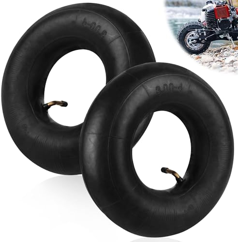 Lot de 2 chambres à air pour roue de brouette : Nizirioo Chambre à air avec capuchon, chambre à air pour roue pneumatique, accessoires de roue pneumatique, chambre à air pour brouettes, tracteurs