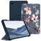 FINTIE Case for Samsung Galaxy Tab A9 8.7 Inch 2023, Ultra Thin Protective Case with Translucent Back Cover for Tablet A9 8.7 SM-X110/X115/X117, Blooming Hibiscus