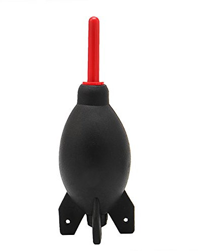 Rocket-Shaped Air Blower, Red Professional Rocket Air Blower Duster, Camera Duster Blaster Dust Cleaner, Dust Cleaner for DSLR Camera Lens/Sensor/Filters Cleaning