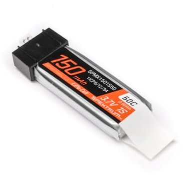 Spektrum Smart 3.7V 150mAh 1S 50C LiPo Battery JST PH1.25 Connector SPMX1501S50 Battery