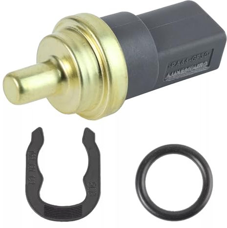 Bohaner Kühlmitteltemperatursensor mit Haltefeder Clip Motor Für VW Beetle CC EOS Golf GTI Jetta Passat Rabbit Touareg A.u./ D-i A3 A4 A5 A6 A8 06A919501A, 06A919501, 1 Stück, grau, 2-Pin