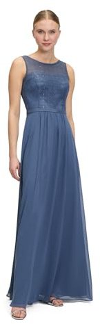 Vera Mont Damen 0351/4825 Kleid, Blue Stone, 44 EU