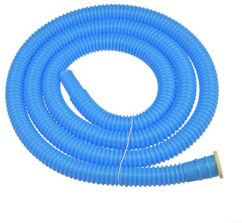 Gettimore Tubo di scarico del condizionatore d'aria da 1,6 m, in plastica, blu, per unità split AC per finestre, pompe di calore, diametro interno 5/8