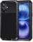 Lanhiem for iPhone 16 Metal Case, Heavy Duty Shockproof Tough Rugged Case with Built-in Glass Screen Protector, 360 Full Body DustProof Protective Cover for iPhone 16 6.1, Black
