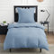 BEDSURE Bettwäsche 135x200 Baumwolle Graublau - Bettwäsche-Sets 135 x 200 cm Bettbezug 2teilig mit Kissenbezug 80x80 cm, Oeko-TEX Bedding Blau mit Reißverschluss