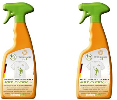 2 x 750ml Harzentferner Spezialwaschmittel Trikots MAX CLEAN 3.0
