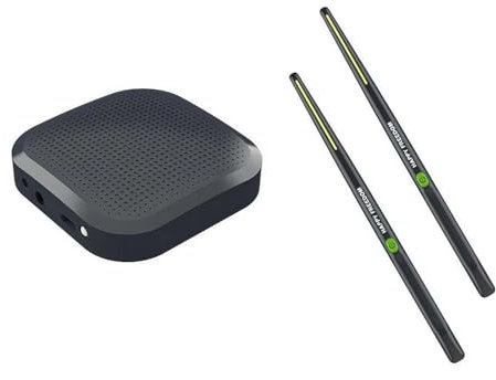 Batería electrónica virtual, juego de baquetas de aire, baquetas eléctricas, tambor de aire con baquetas, pedales, Bluetooth y 8 sonidos, batería eléctrica de mesa para principiantes, adultos y niños