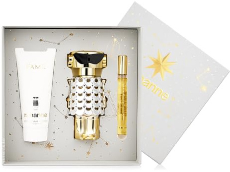 Rabanne Fame Eau de Parfum 80 ml Geschenkset 2025 (enthält 80 ml Eau de Parfum, 100 ml Bodylotion und 10 ml Reisespray)