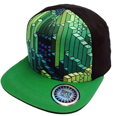 maximo Kids Boy-Cap Grüne Pixel snap-Back Verschluß