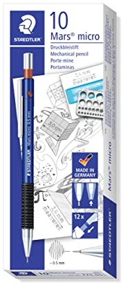 STAEDTLER 77505 - Druckbleistift 0,5 mm HB (10 Stück)