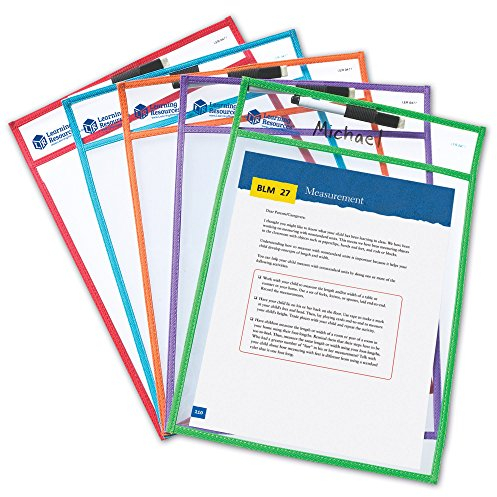 Learning Resources Wipe Clean Pockets