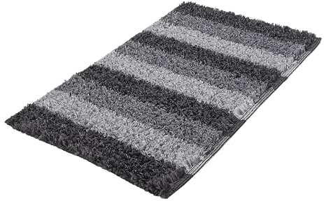 Kleine Wolke Lounge Badteppich, Polyester, Slate-Grey, 1 cm cm, 70 cm x 120 cm