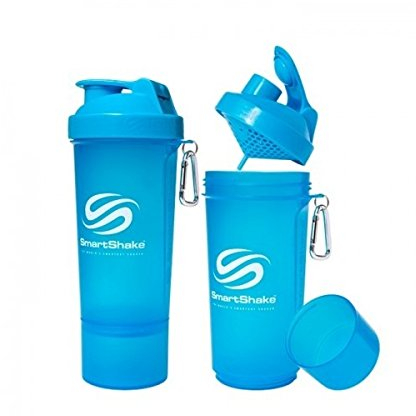 SmartShake - Smart Shake SLIM 500ml Neon Blau