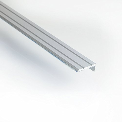 [DQ-PP] 1 x ALU PROFIL -L- Winkelprofil - Winkelmaße: 25x10 Farbe: silber selbstklebend, Länge: 100cm Treppenkanten Winkelprofil Treppenwinkelprofil Treppenprofil Treppenkantenprofil NEU