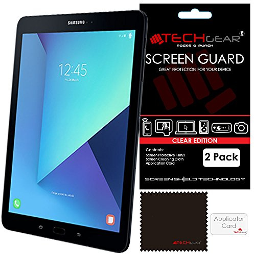 TECHGEAR [5 Pack] Screen Protectors for Galaxy Tab S3 9.7 Inch (SM-T820 / SM-T825) - Ultra Clear Lcd Screen Protector Gaurd Covers Compatible with Samsung Galaxy Tab S3 9.7 Inch