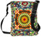 Damen Geldbörse klein Messenger Bag Reisetasche Münzbörse Alltag Hobo Schulter Casual Floral Gesteppt, Blau (blau / grün), Small