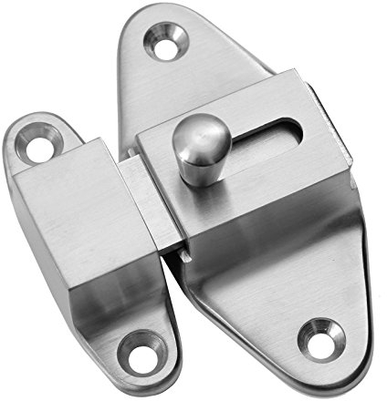 Edelstahl V4A Riegel Massiv - Türriegel Schubriegel Toilettenriegel Türbeschlag