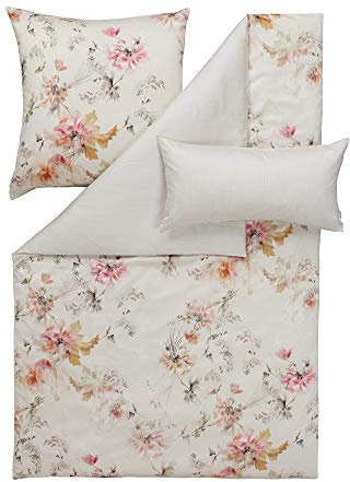 ESTELLA Satin de Luxe Bettwäsche Felicitas creme 135x200 cm + 80x80 cm + 40x80 cm