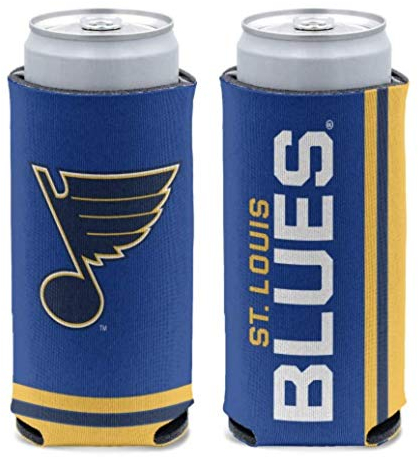 WinCraft NHL St. Louis Blues, 1er Pack (1 x 340 ml) 2-seitig Slim Dosenkühler