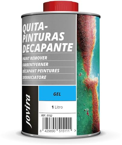 JOVIRA PINTURAS Quitapinturas Decapante. Para la eliminación de viejas capas de pinturas (1 Litro, Gel)