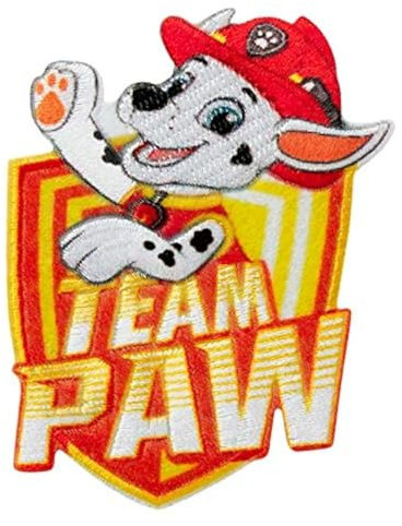 Mono Quick Paw Patrol Applikationen, Bügelbild, Patch, Aufnäher, Chase Skye Marshall Rocky Team (18152 - Marshall Team)