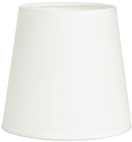 Lampenschirm E14, reine Farbe, Stoff, Kronleuchter, Lampenschirm für Wandleuchte, Nachttisch, Mini-Tischlampe, Lampenschirm (Beige)