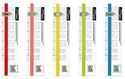 Besondere Lesezeichen, elastisches Lesezeichen für Männer, Frauen und Kinder, ausgezeichnete Geschenkidee für Leser, Abschluss, Geburtstag, nette Geschenke für Lehrer, Design-Geschenke - 5 Lastword