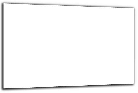 Herdabdeckplatte Abdeckung Ceranfeld Abdeckplatte Schneidebrett 1-Teilig 80x52 Weiss Spritzschutz Glasplatte Ceranfeldabdeckung Schutz für Kochplatten Herdschutz Sicherheitsglas Glasschneidebrett