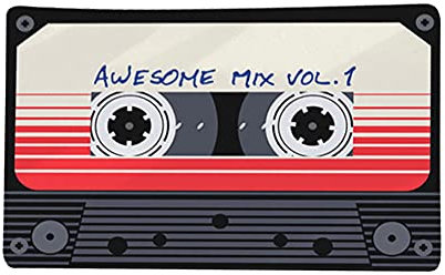 Alvinlite Cassette Tape Floor Mat, Funny Retro Entrance Welcome Door Rug Non Slip Water Absorbent Pad Machine Washable for Kitchen Bathroom Balcony(C12)