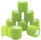 QiGui 8 Rouleaux Bandage Elastique Auto-Adhésif Tissus non Tissés Bandage Pansements Bandage Medical Vétérinaire Bande Cohesive Animal pour Poignets Cheville Mains Pieds 5cm X 4.5m (Vert)