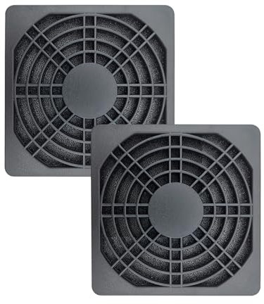 iYueMps 2pcs 80x80mm Dust Filter PC Fan Dust Filter with Fan Cover 3 in 1 for Computer Cooler PSU Routers