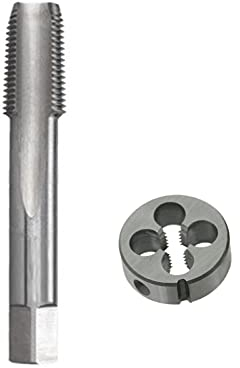 LUOSFUH Gewindeschneider-Set für Rohre, Gewindeschneider, Gewindeschneider-Set, amerikanischer Standard, NPT 1/4 3/8 1/2 3/4 G 1/8 1/4 3/8 1/2 3/4 Gewindebohrer und Schneideisen-Set (G1/8)