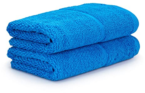 Frottana Pearl Handtuch 50 x 100 cm aus 100% Baumwolle, Dark Pool 2er Set